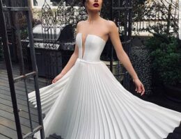 đầm cưới đơn giản