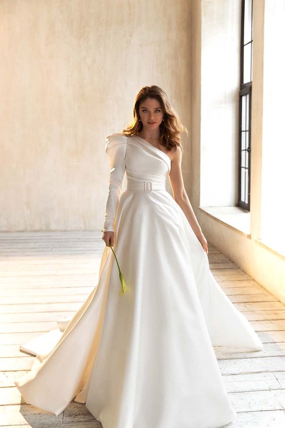 váy cưới đơn giản