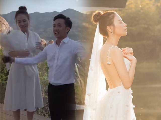 Vợ sắp cưới của Cường Đô La được NTK tận tay lấy số đo để may váy cưới độc nhất